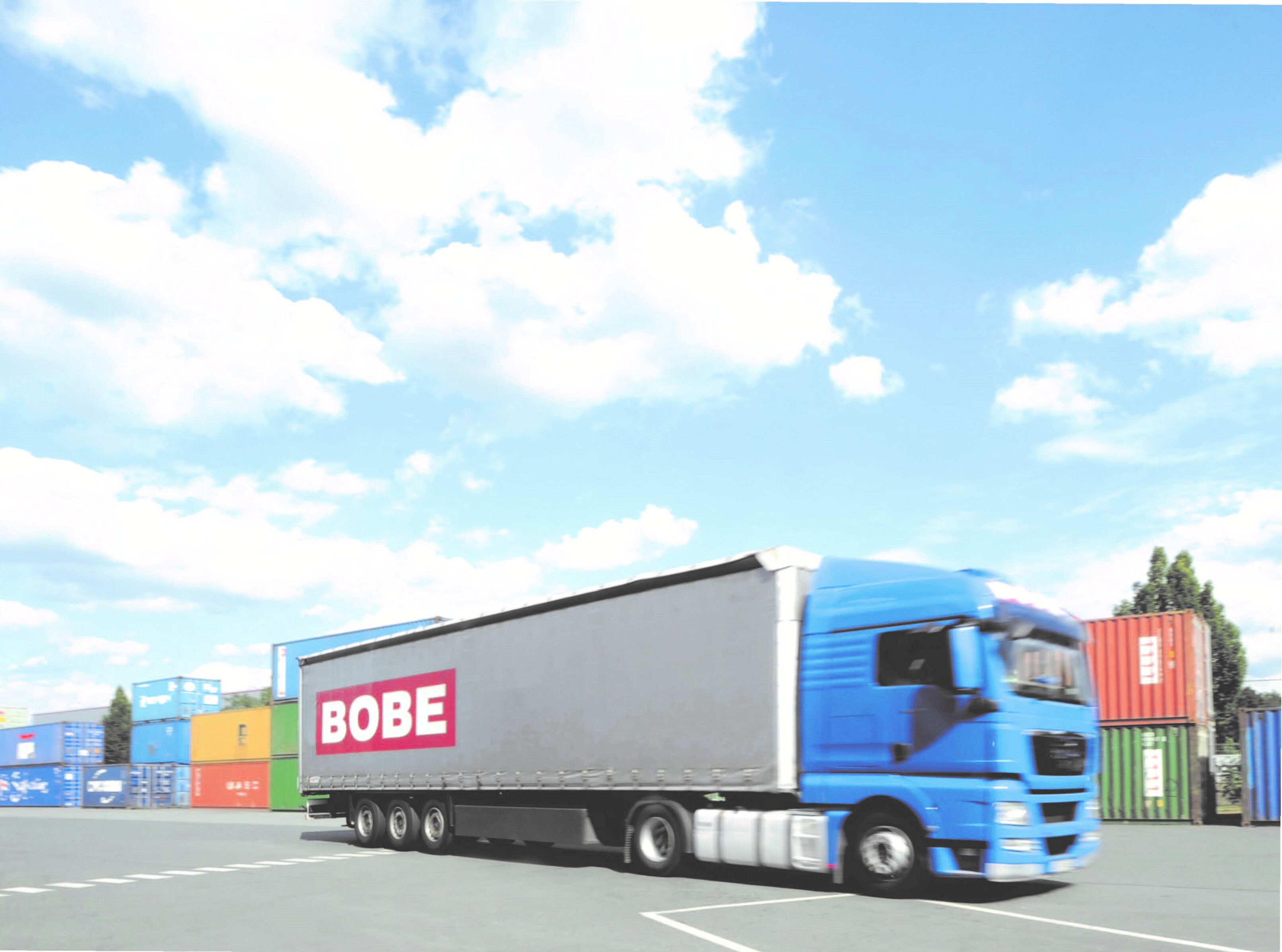 Fahrender Lkw - BOBE